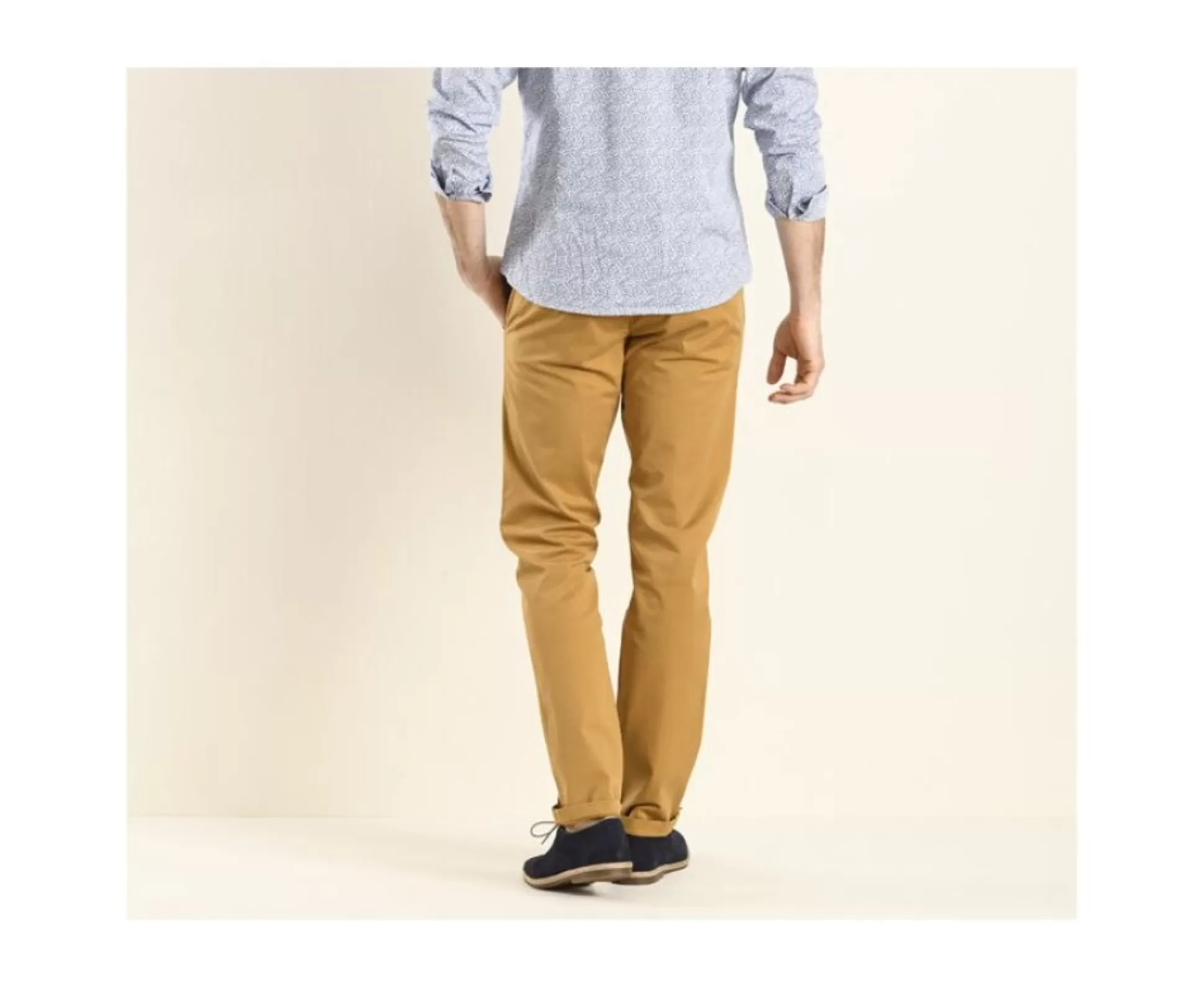 Bexley Coupe Ajustée*Pantalon Chino Homme Kyrk Tabac