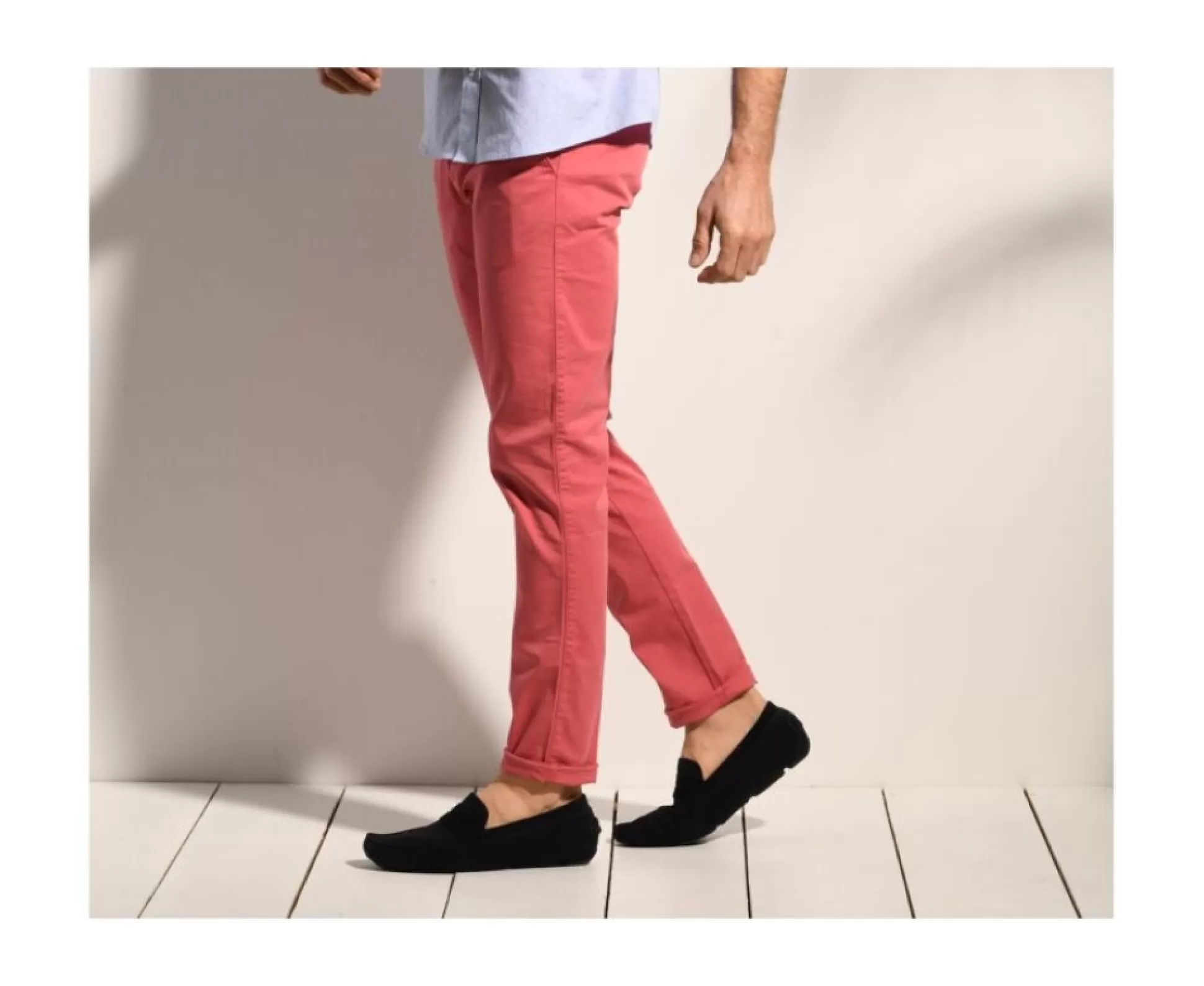 Bexley Coupe Ajustée*Pantalon Chino Homme Kyrk Framboise