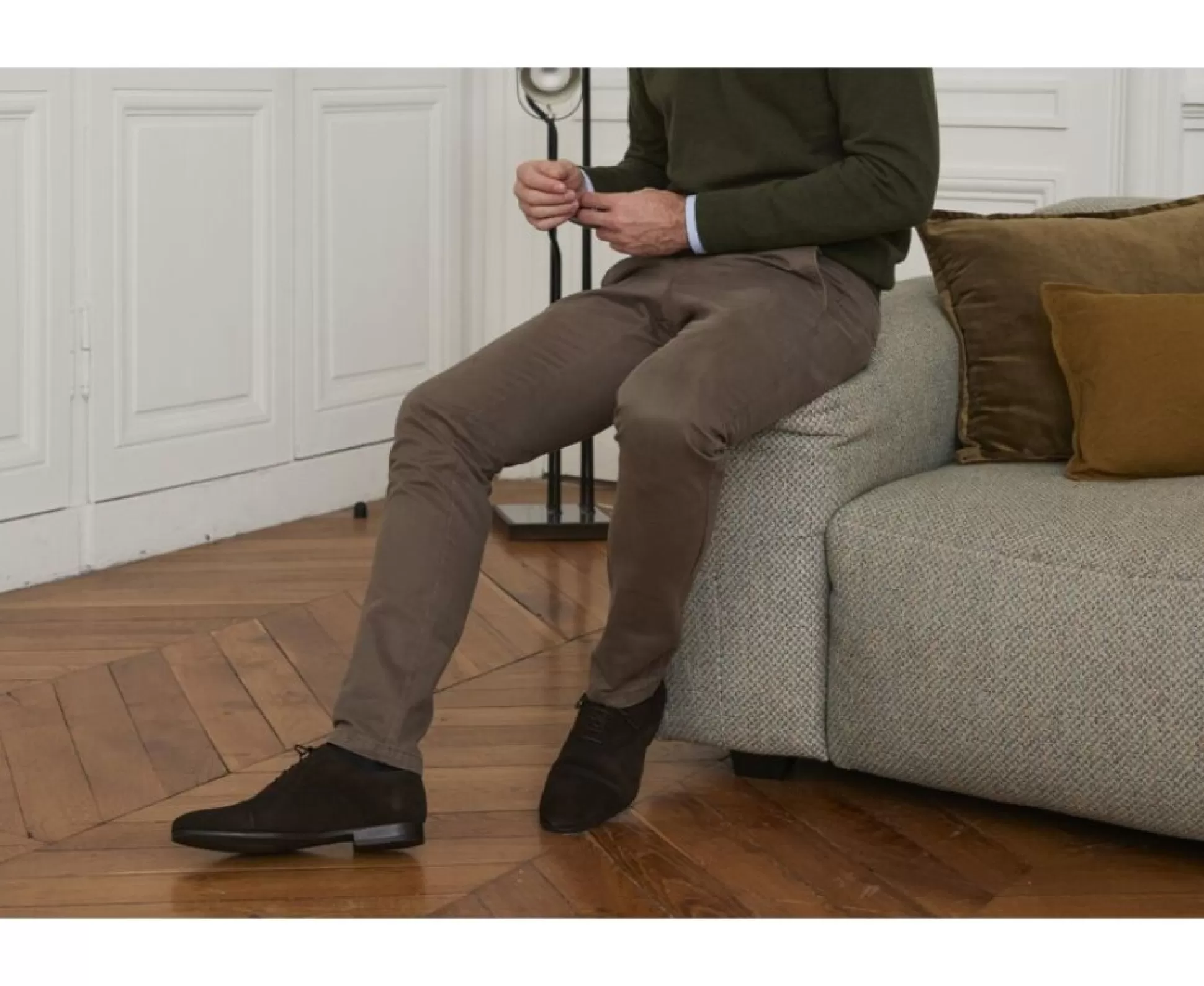 Bexley Coupe Ajustée*Pantalon Chino Homme Nigel Ii Taupe