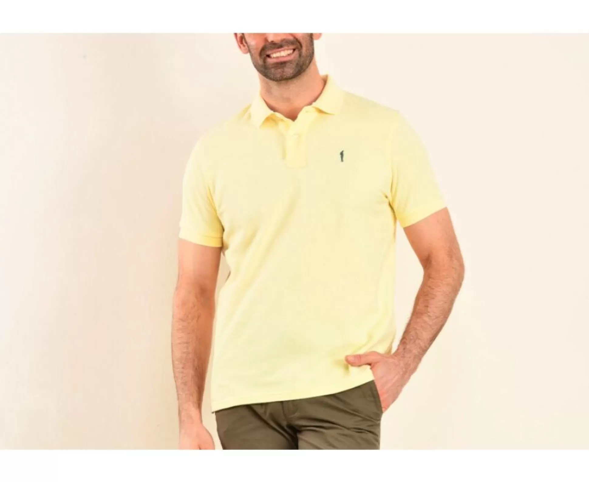 Bexley Polos Coupe Ajustée*Polo Homme Andy Ii Jaune Pale