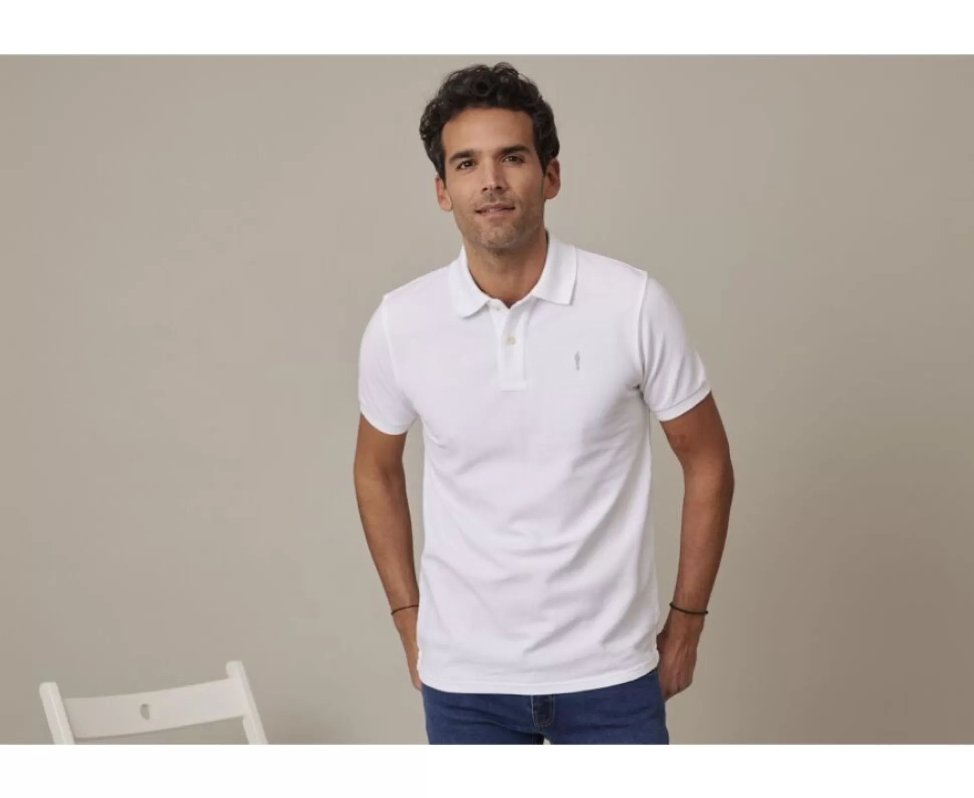 Bexley Polos Coupe Ajustée*Polo Homme Andy Ii Blanc