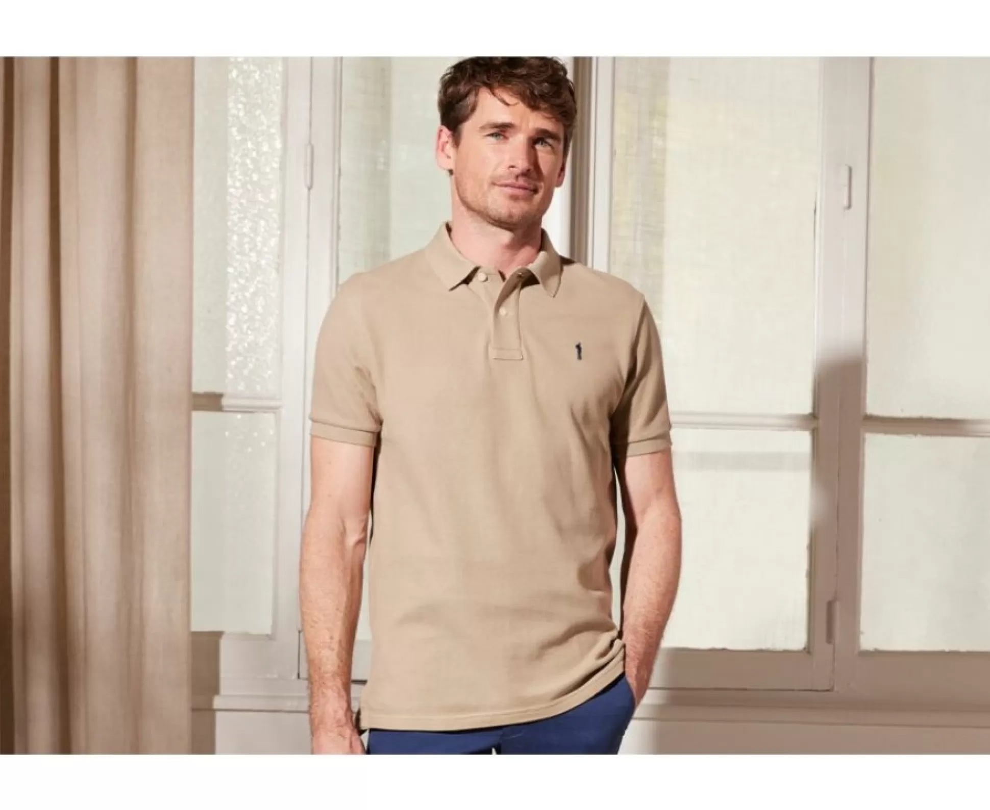 Bexley Polos Coupe Ajustée*Polo Homme Andy Ii Beige