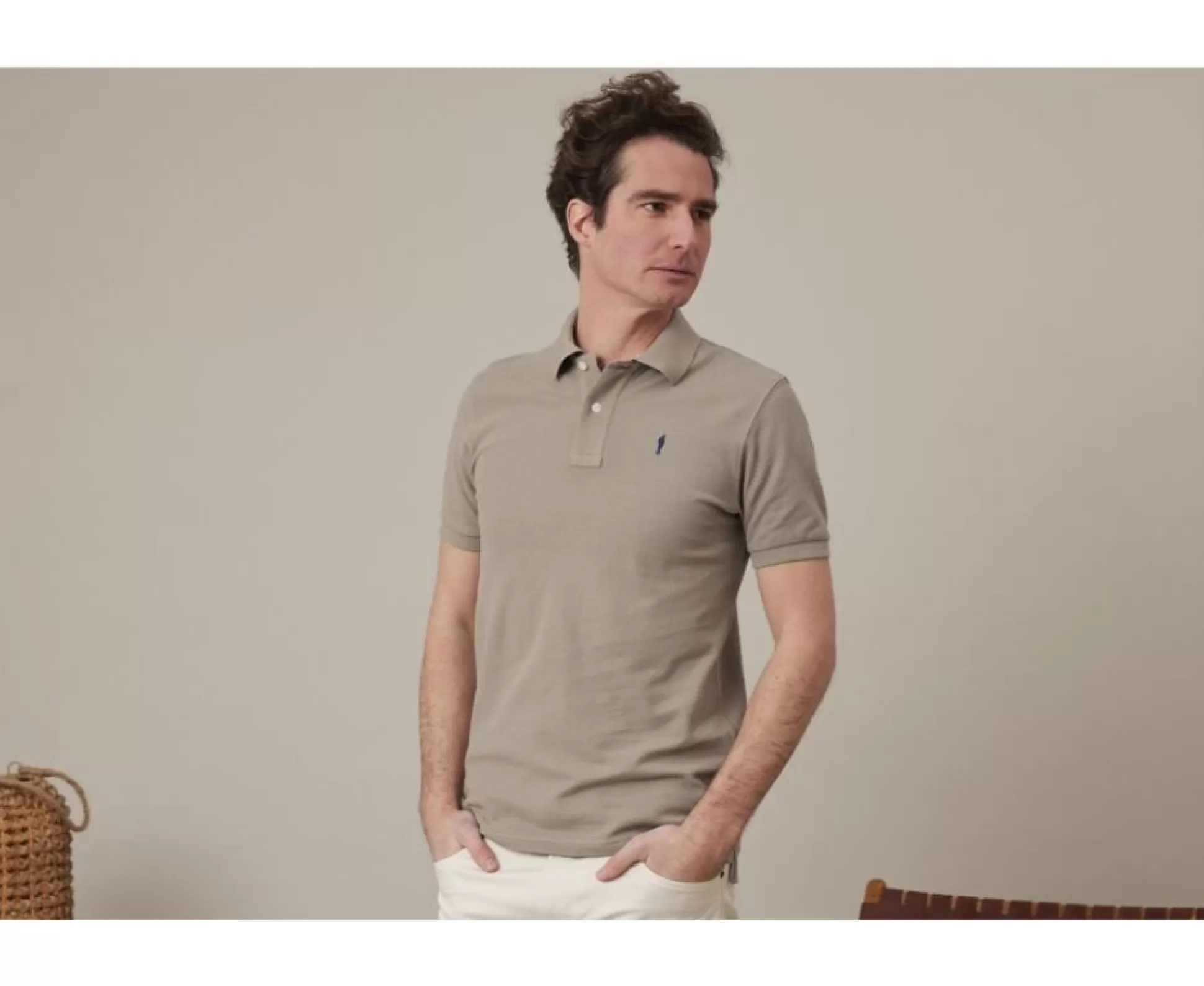 Bexley Polos Coupe Ajustée*Polo Homme Andy Ii Taupe Clair