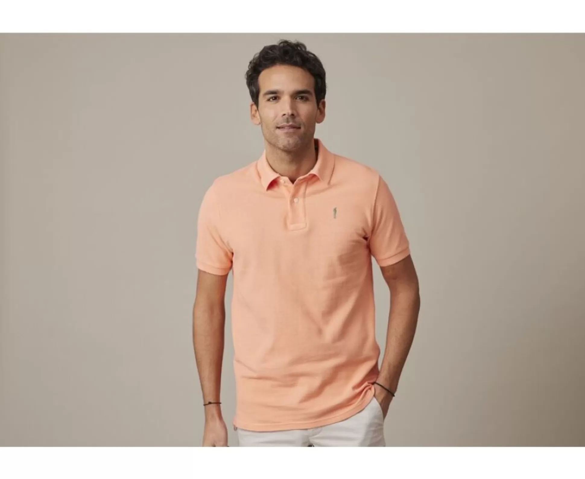 Bexley Polos Coupe Ajustée*Polo Homme Andy Ii Corail Clair