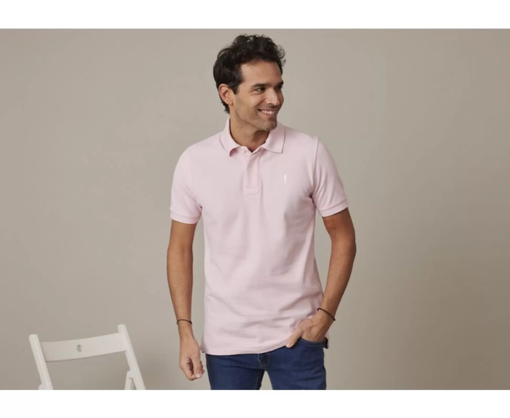 Bexley Polos Coupe Ajustée*Polo Homme Andy Ii Rose Pale