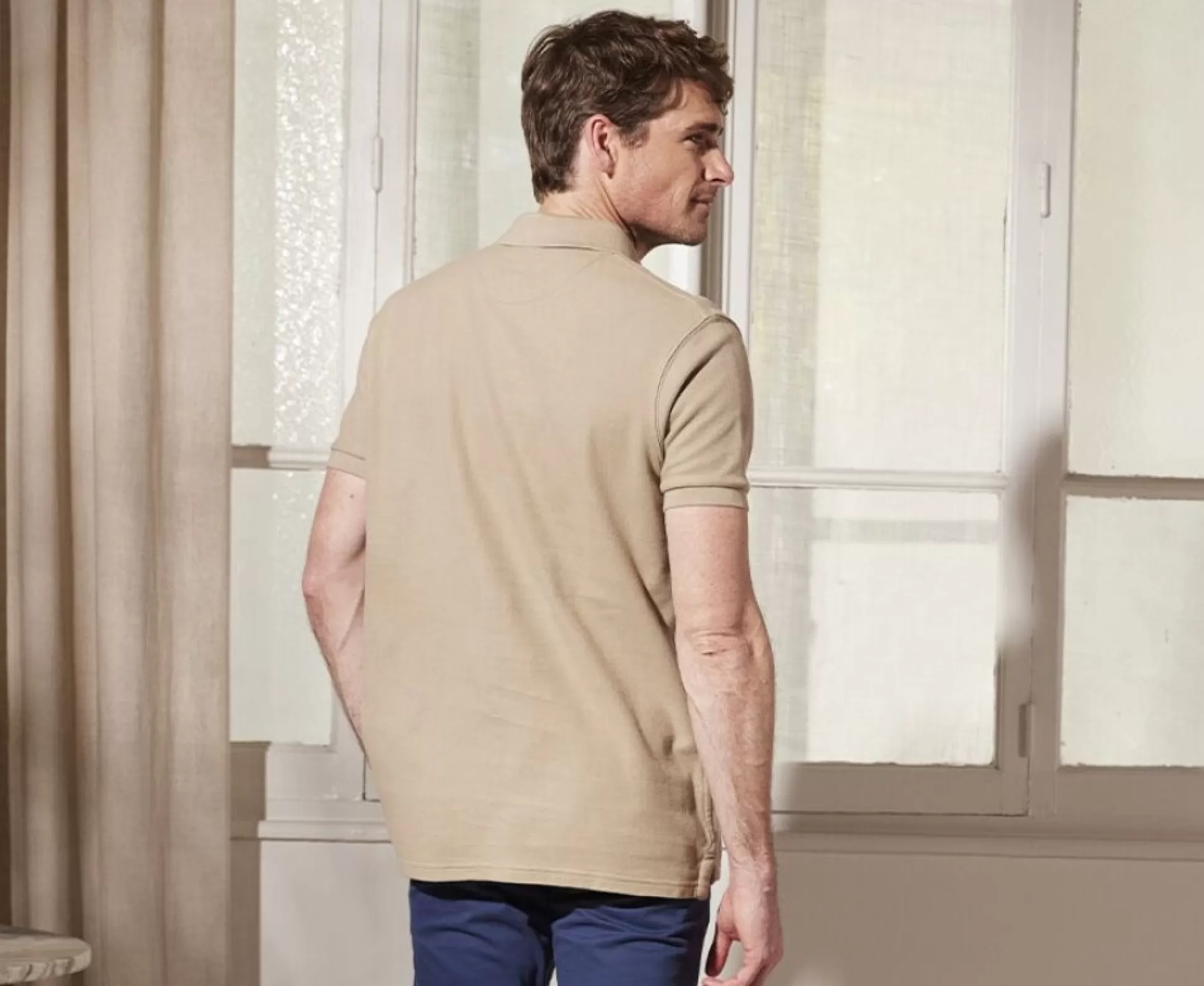 Bexley Polos Coupe Ajustée*Polo Homme Andy Ii Beige