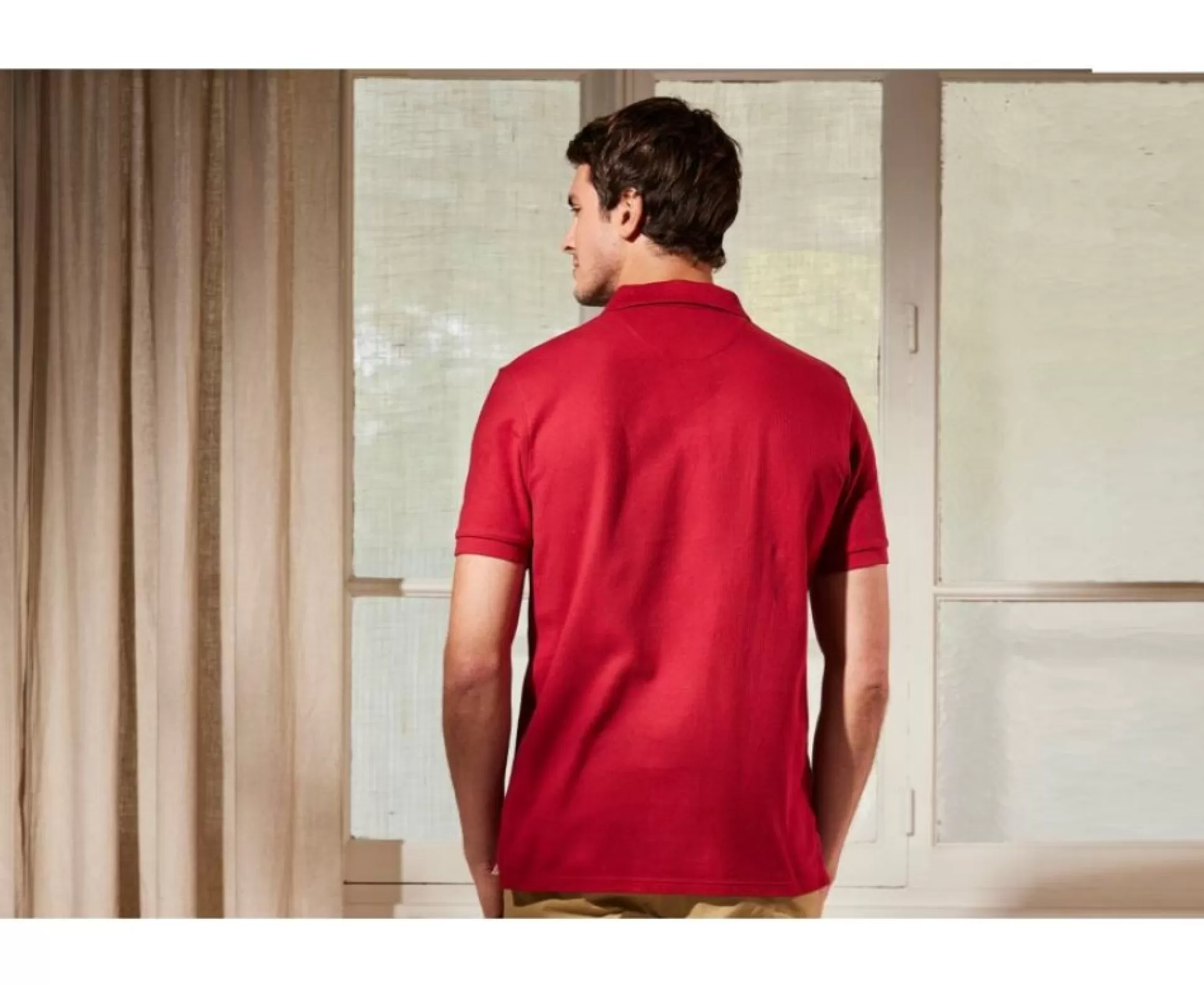 Bexley Polos Coupe Ajustée*Polo Homme Andy Ii Rouge Sombre