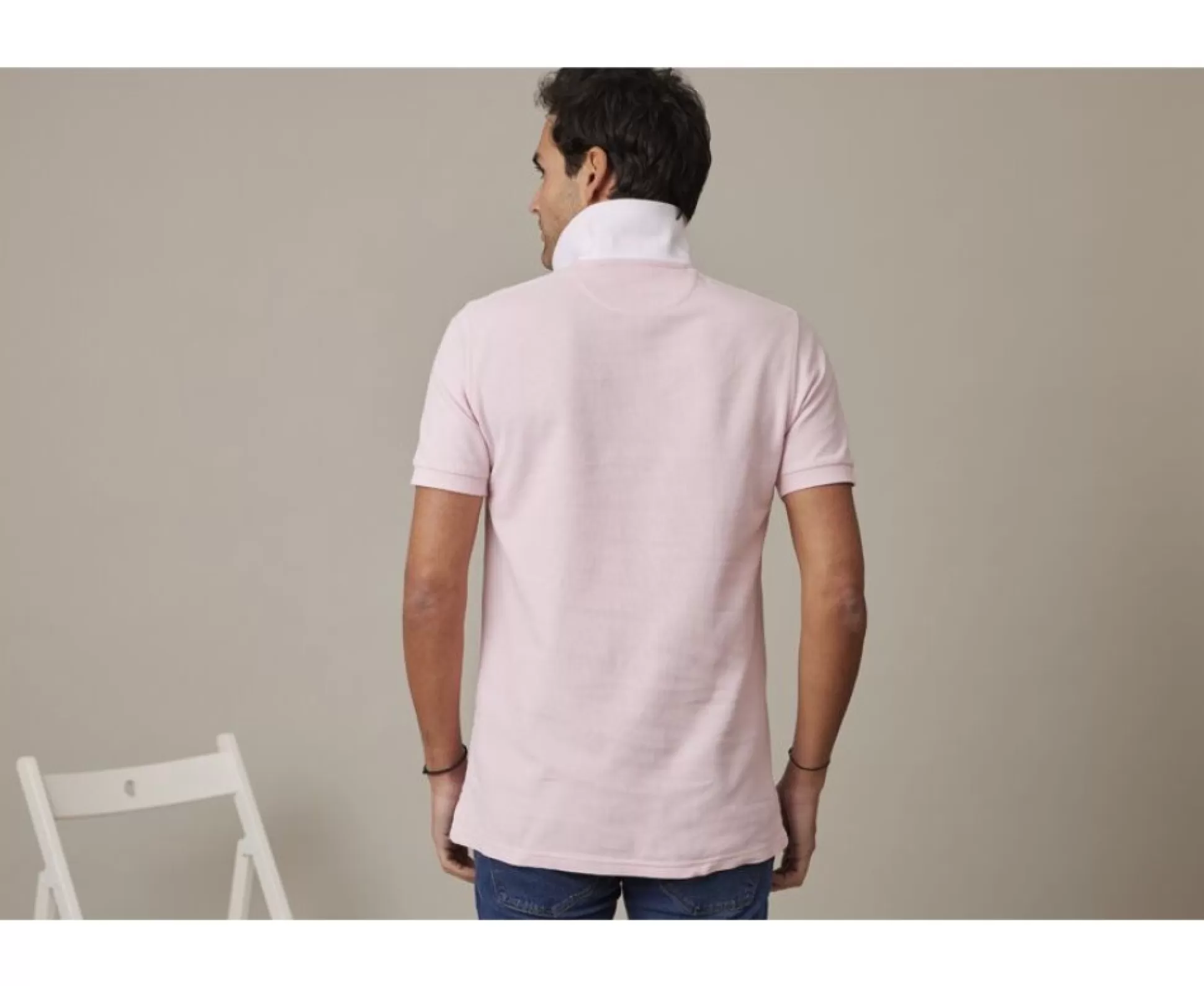 Bexley Polos Coupe Ajustée*Polo Homme Andy Ii Rose Pale