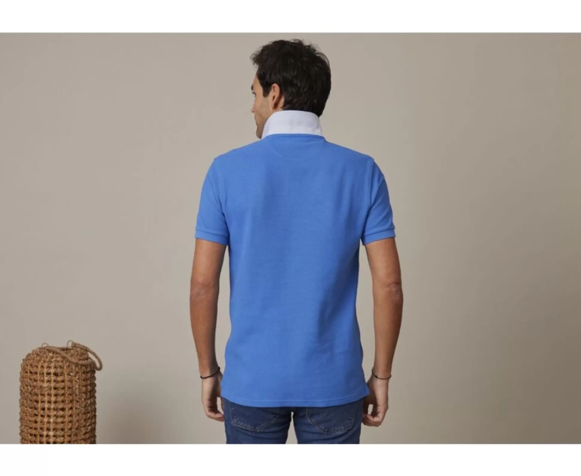 Bexley Polos Coupe Ajustée*Polo Homme Andy Ii Bleu Denim