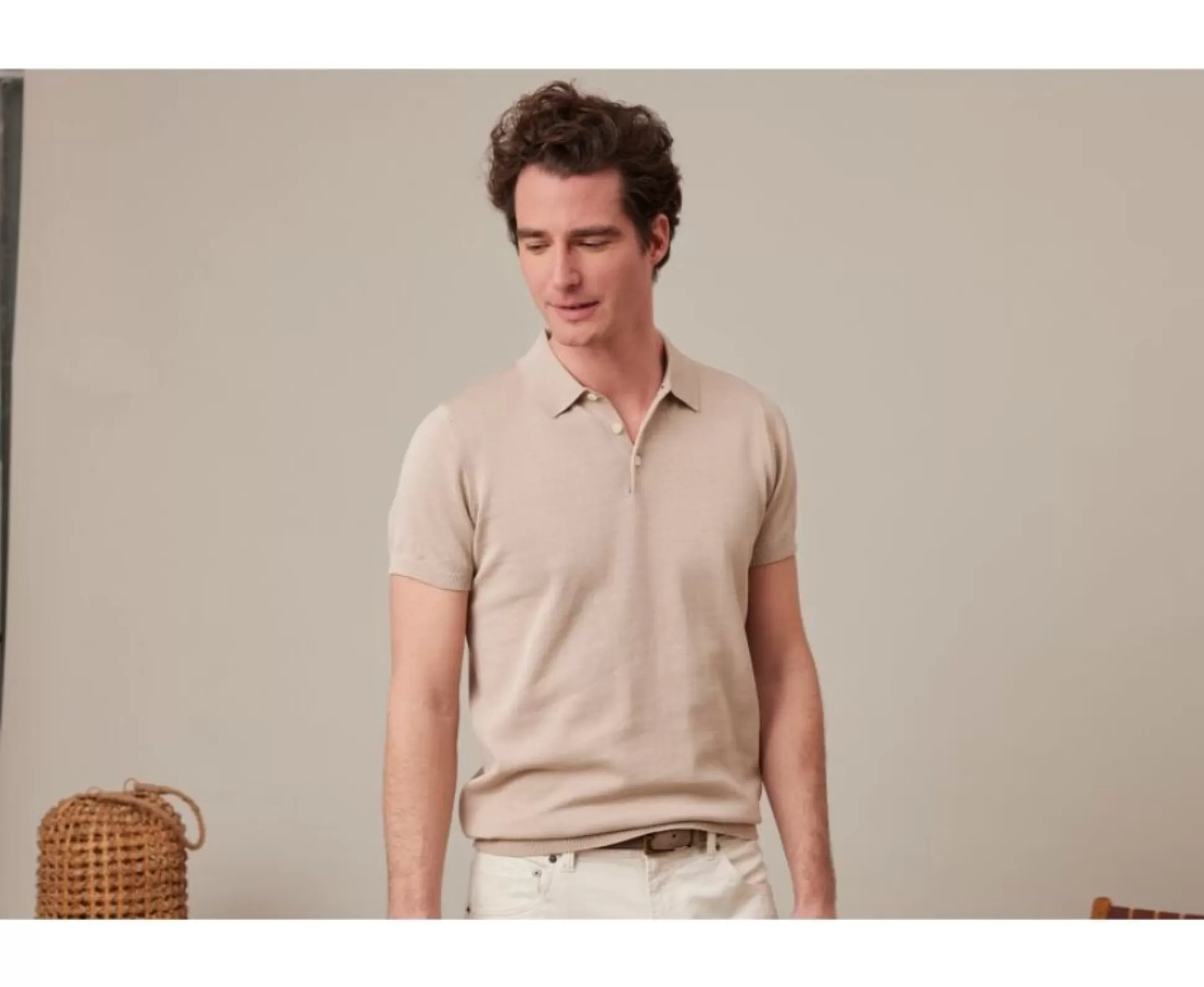 Bexley Polos Coupe Ajustée*Polo Homme Braiden Beige