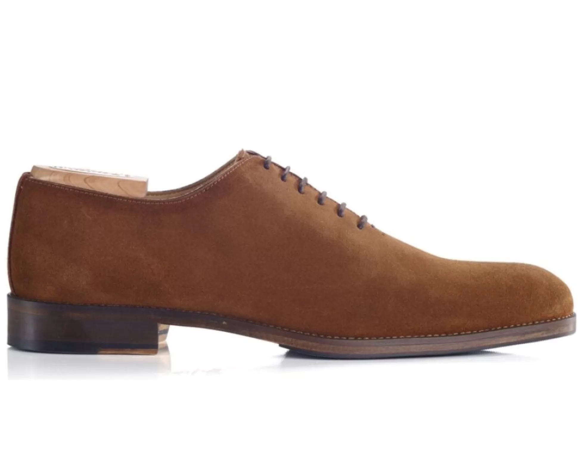 Bexley Richelieus*Richelieu Homme Semelle Cuir Avec Patin Peter Patin Velours Cognac