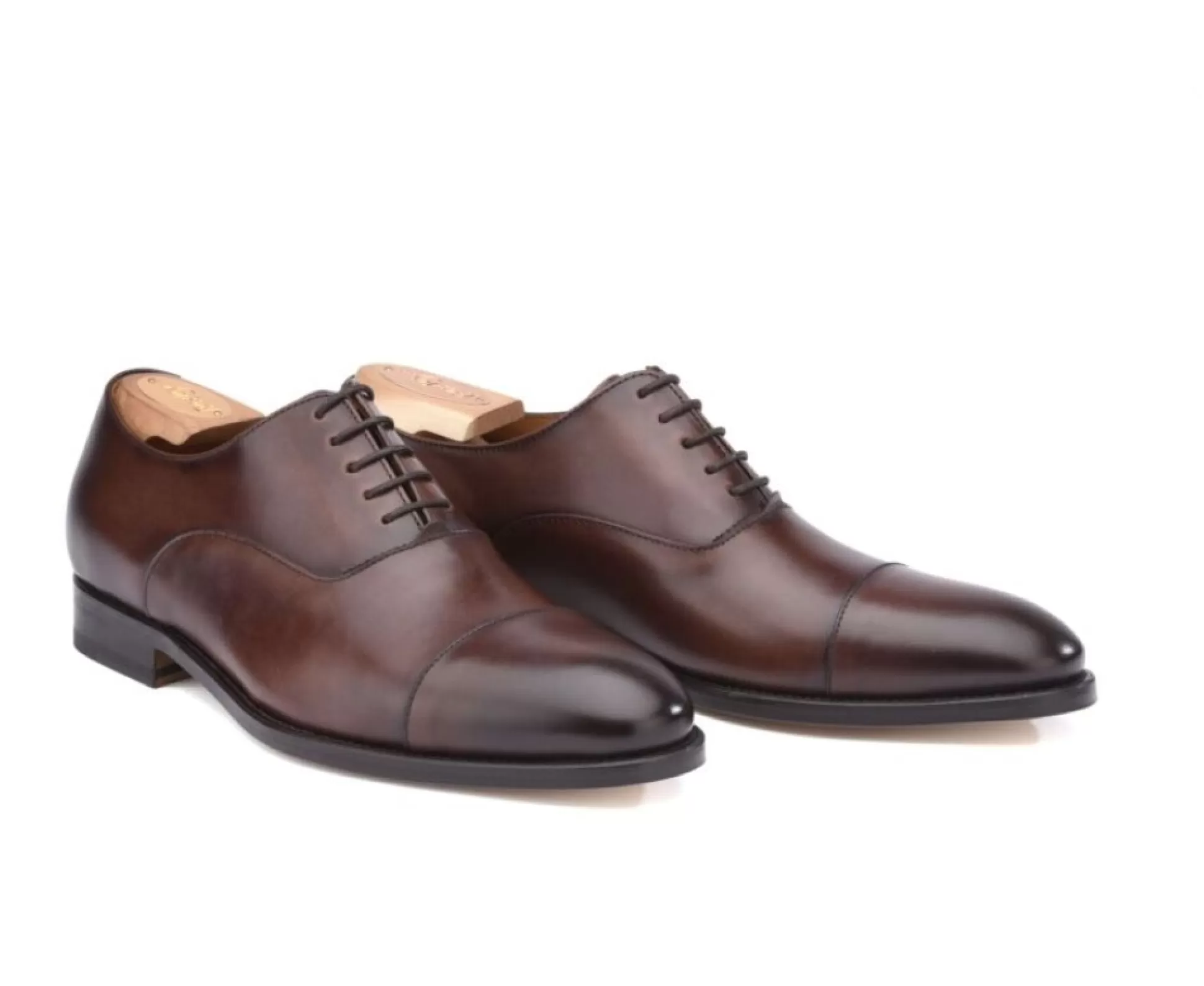 Bexley Chaussures Confort*Richelieu Homme Semelle Cuir Avec Patin Winford Patin Chocolat Patine