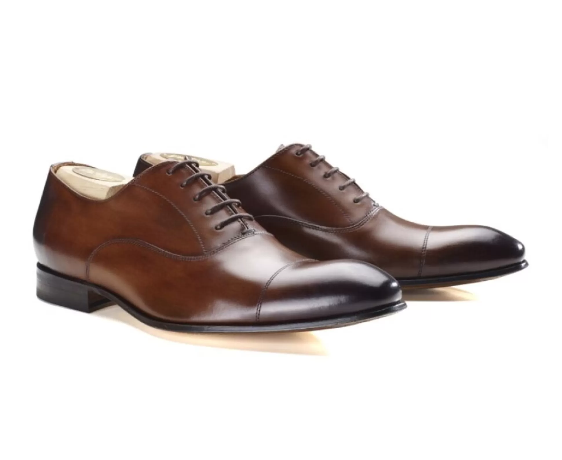 Bexley Richelieus*Richelieu Homme Semelle Cuir Brisbury Cognac Patine