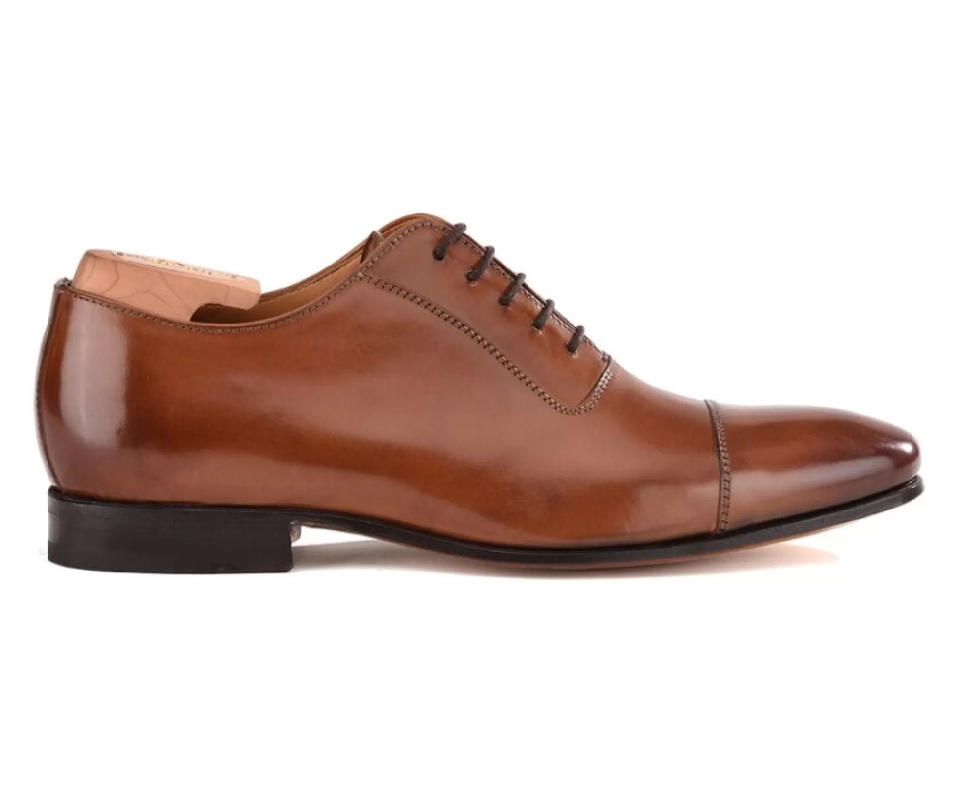 Bexley Chaussures Confort*Richelieu Homme Semelle Cuir Ringwood Chataigne Patine