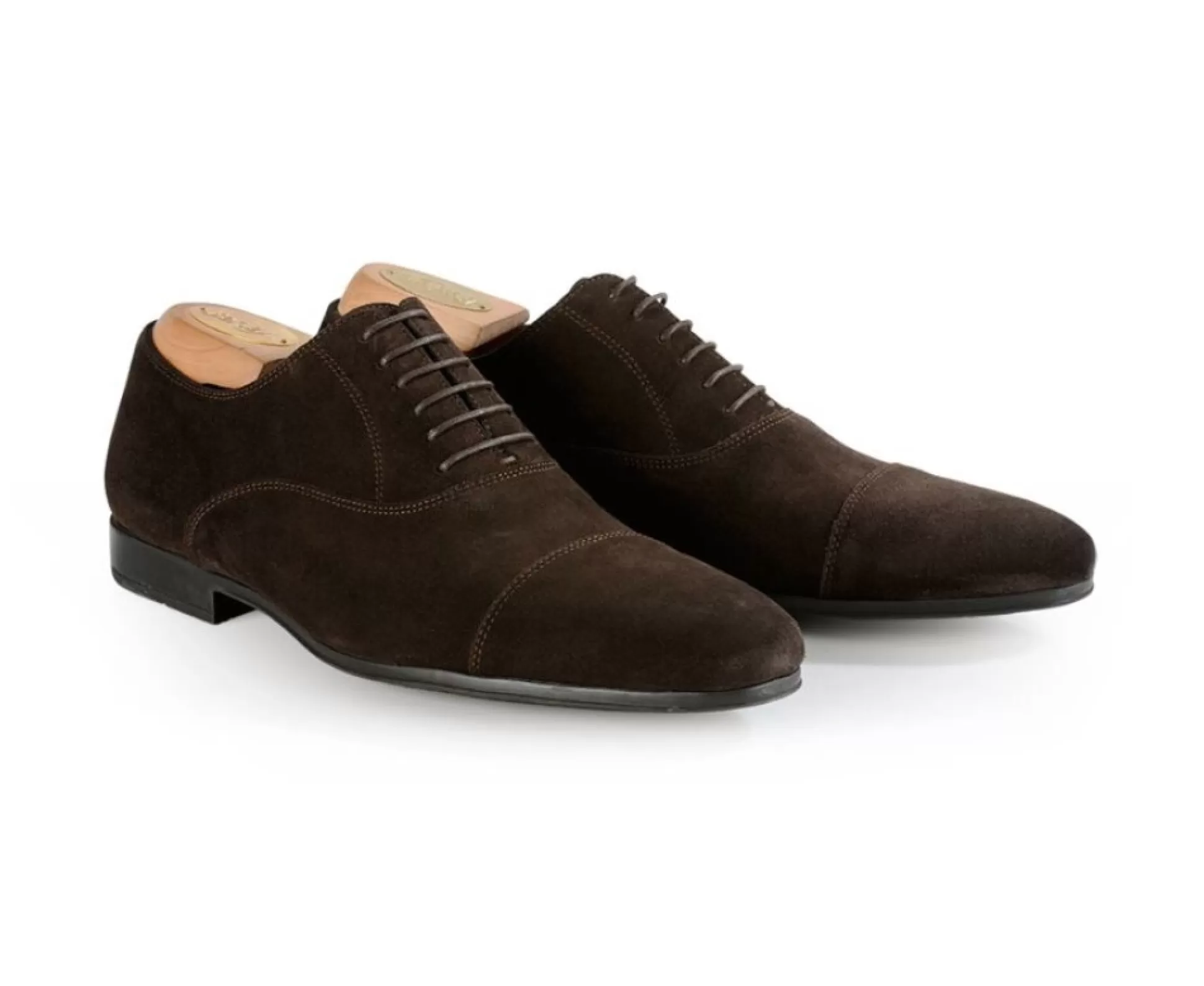 Bexley Chaussures Confort*Richelieu Homme Semelle Gomme Lennox Gomme Urban Velours Brun