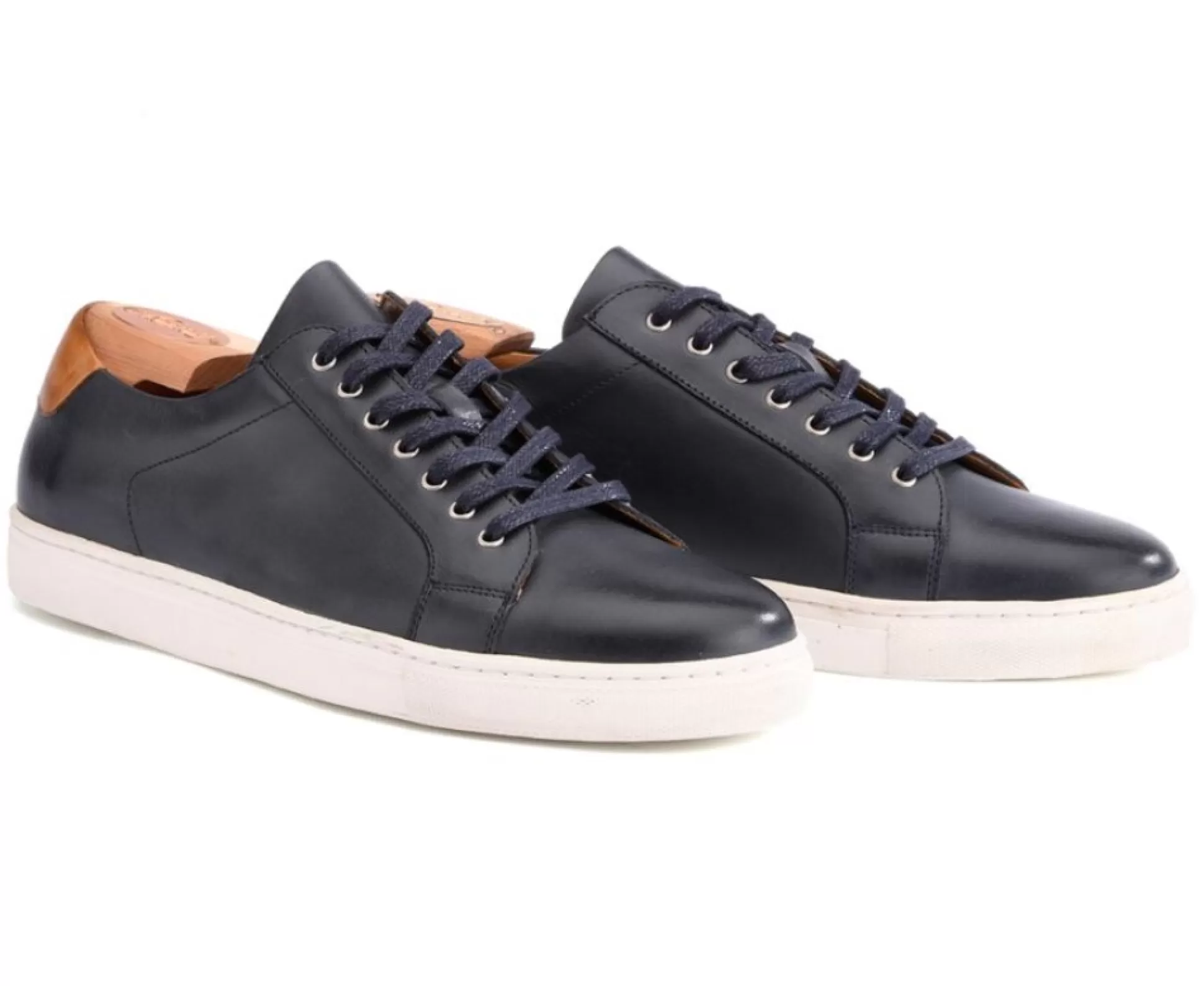 Bexley Sneakers & Baskets*Sneakers Cuir Homme Inglewood Navy Patine