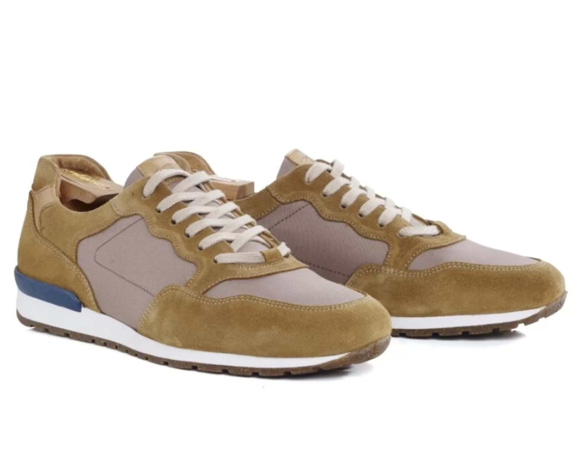 Bexley Sneakers & Baskets*Sneakers Homme Canberra Ii Velours Camel