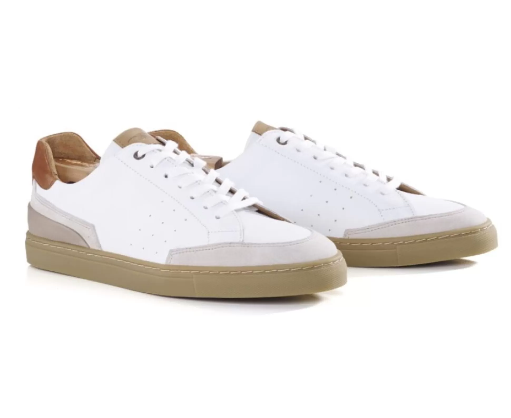 Bexley Sneakers & Baskets*Sneakers Homme Cuir Beloka Blanc