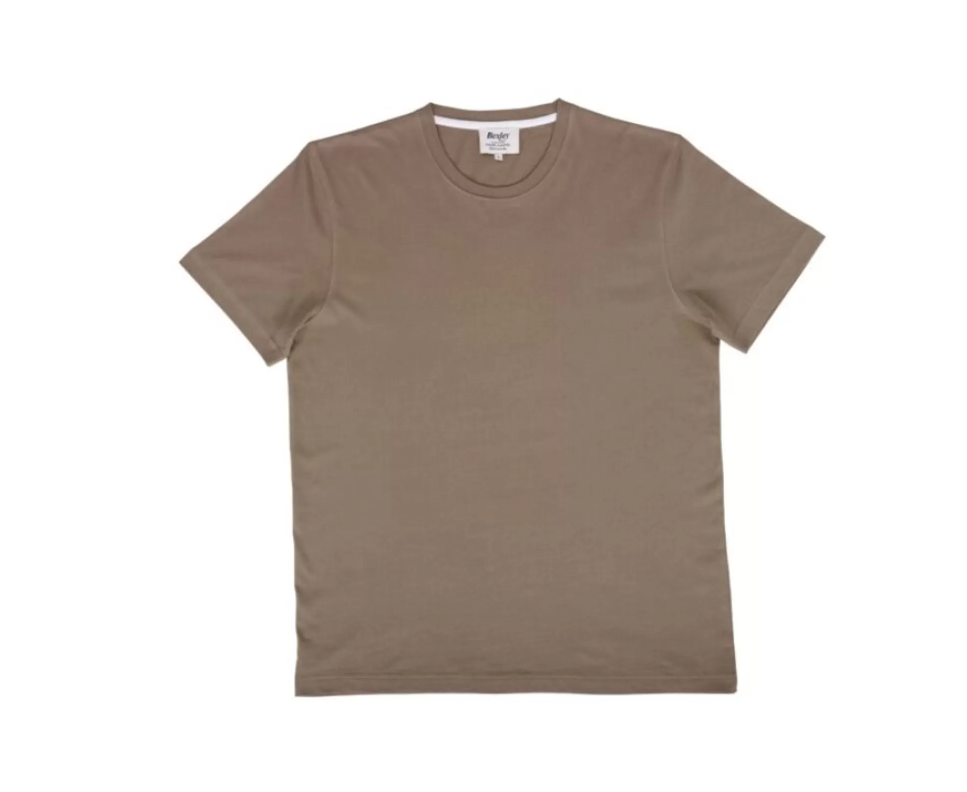 Bexley T-Shirts*Tee-Shirt Coton Bio Uni Edgar Iii Havane