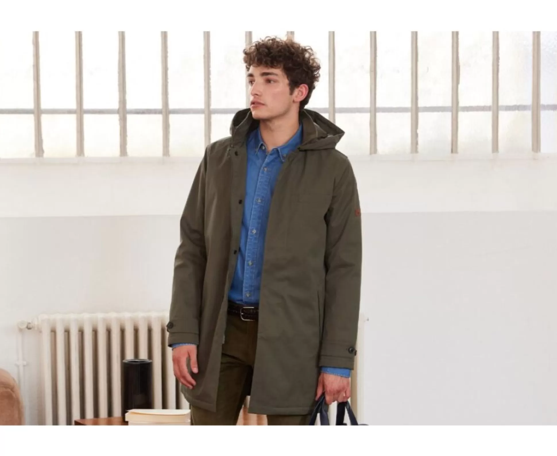 Bexley Manteaux & Trenchs*Trench Homme Matelasse - Aurestilde | Vert Fonce