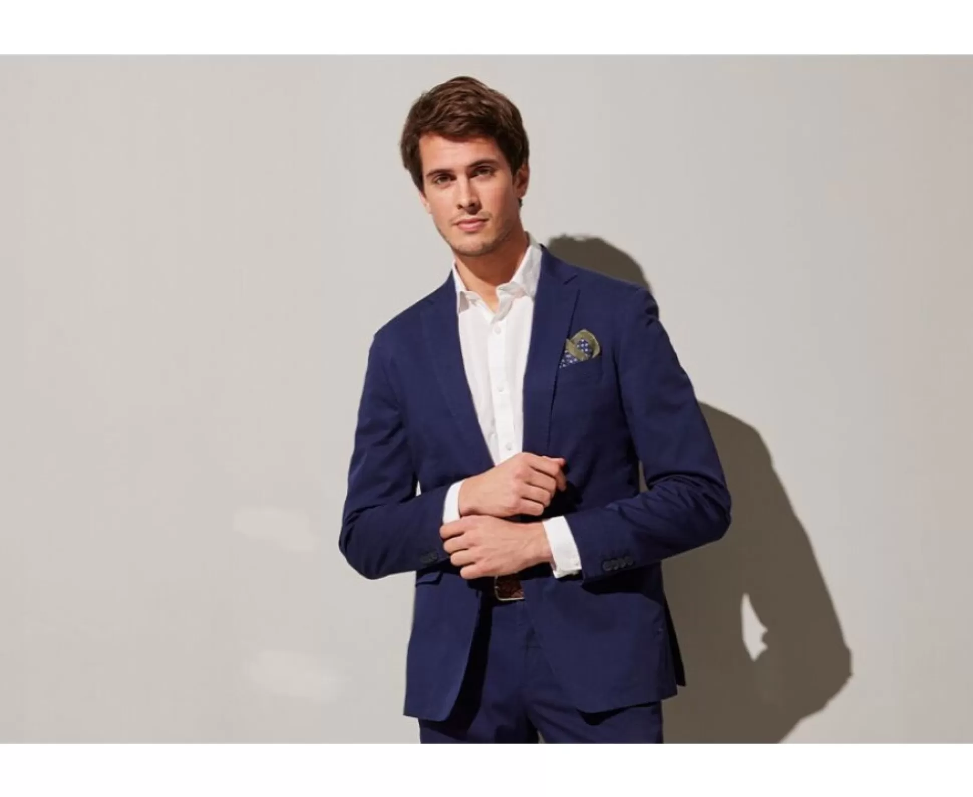 Bexley Blazers*Veste De Costume Homme Navy Veste Lazare Coton Bleu Navy